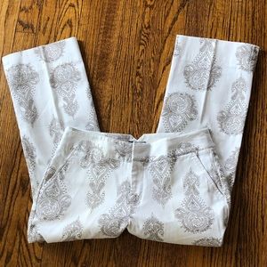 Dockers cropped paisley pants